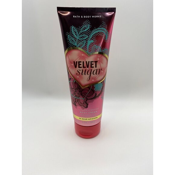 Bath & Body Works Velvet Sugar 8 Oz Ultimate Hydration Body Cream With Shea Butt - Picture 1 of 7